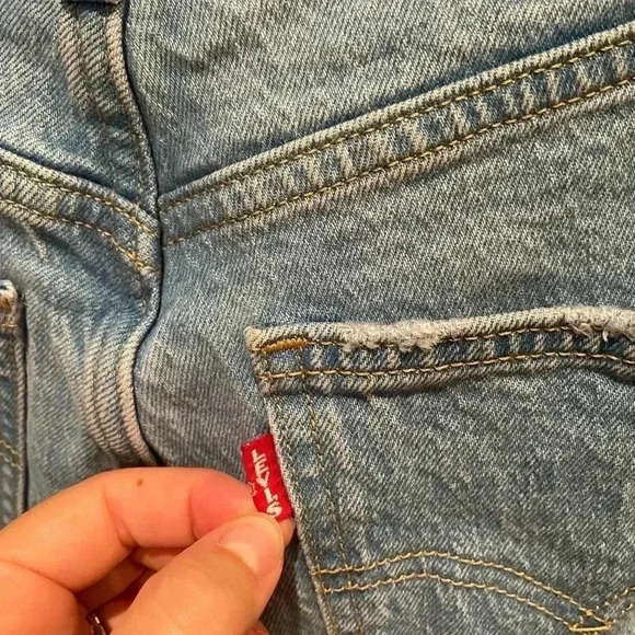 LEVI’S 70s HIGH FLARE BIG E JEANS SIZE 25 - Picture 3 of 7